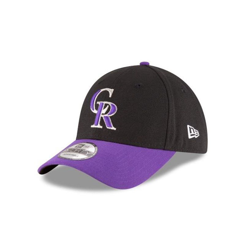 MLB Colorado Rockies Alt The League 9Forty Adjustable (FQD9060) - Black New Era Caps